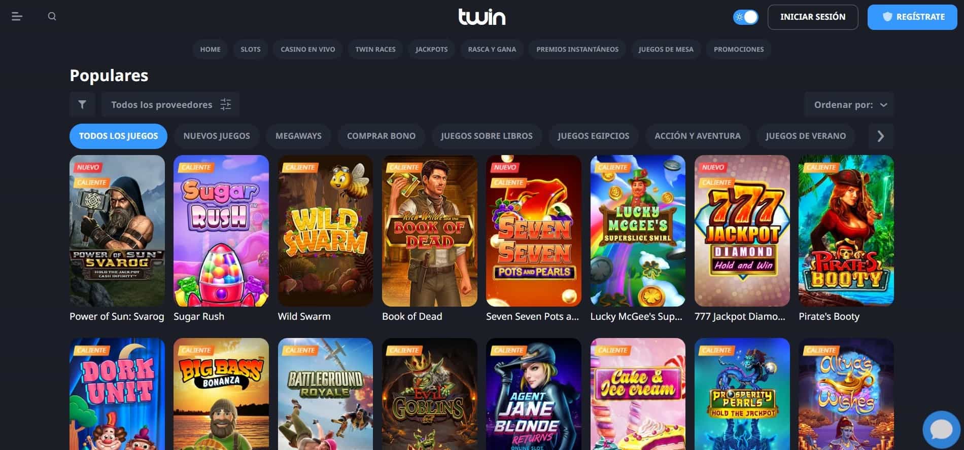 Twin juegos populares