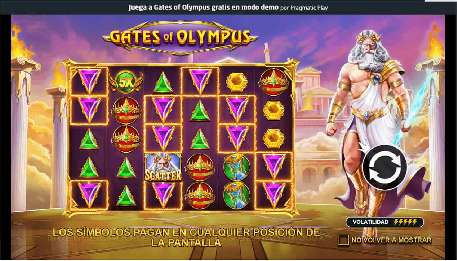 Gates of Olympus Tragamonedas