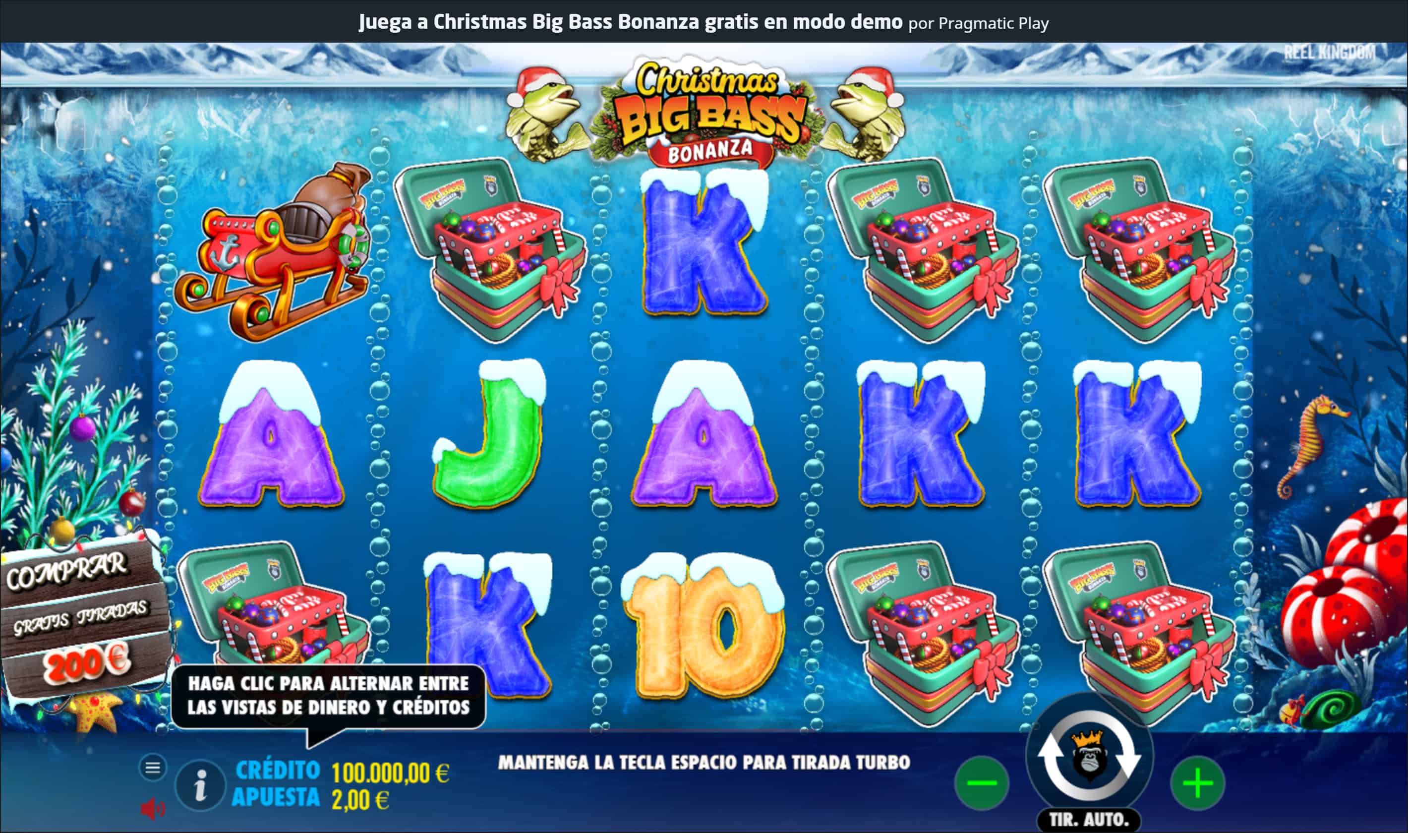 Christmas Big Bass Bonanza Tragamonedas