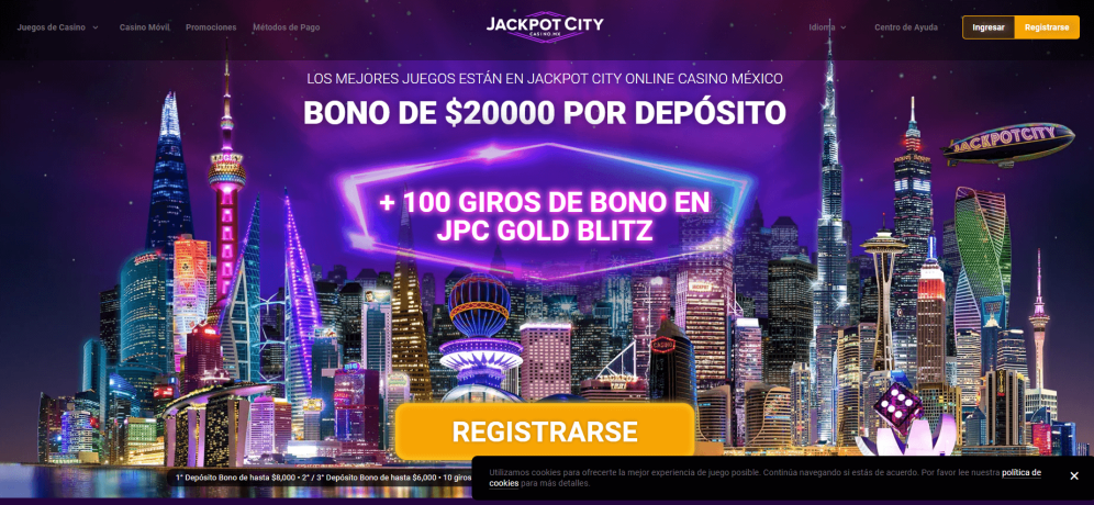 Jackpot City Casino Homepage 