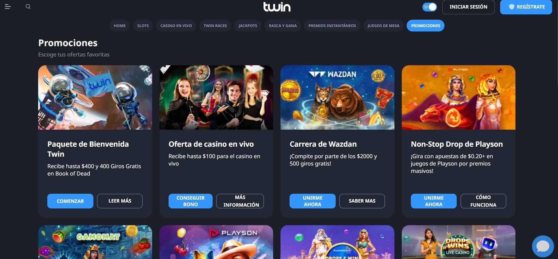 Twin casino promociones