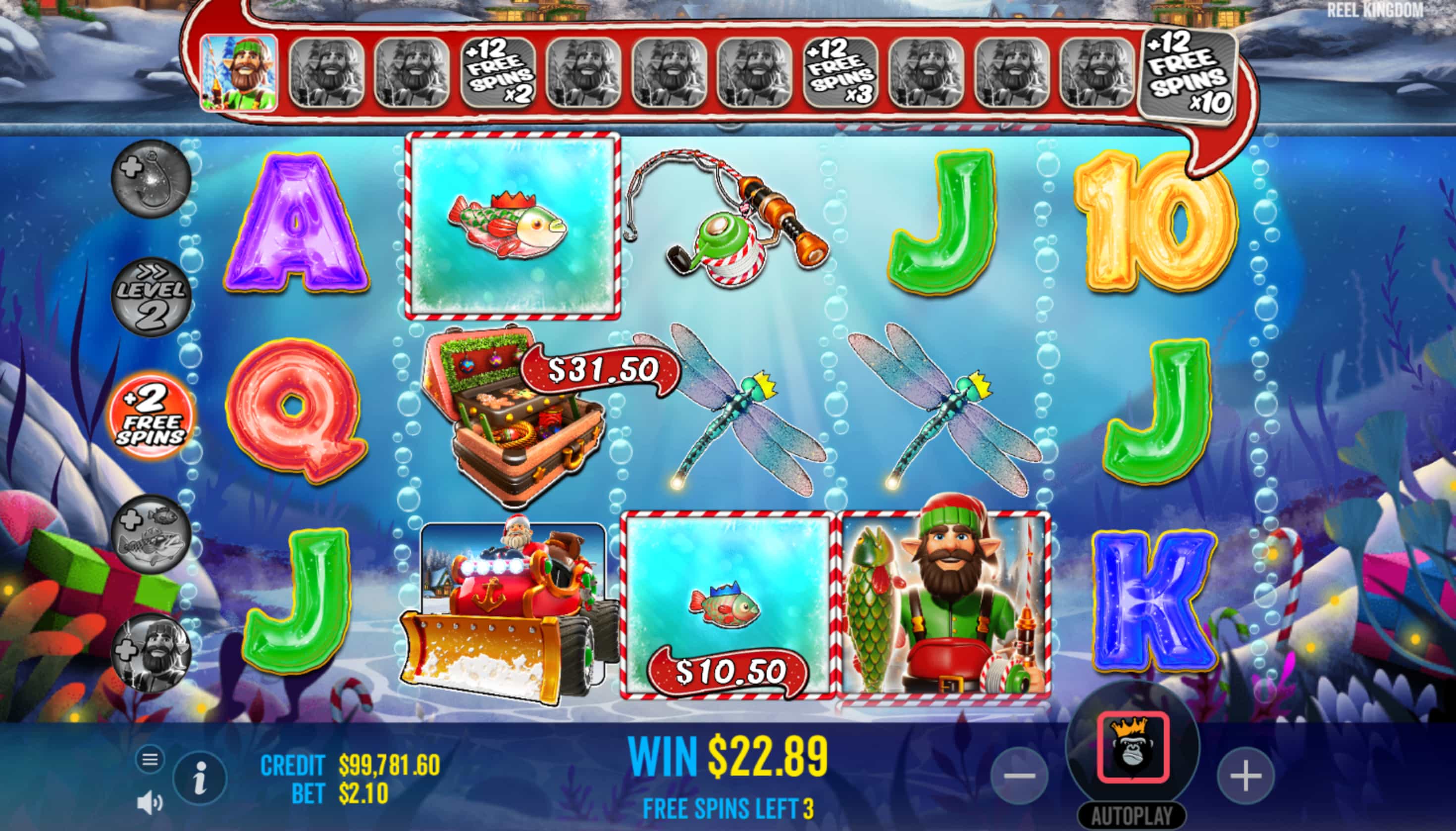 Tragamonedas Big Bass Christmas Bash Bonus 