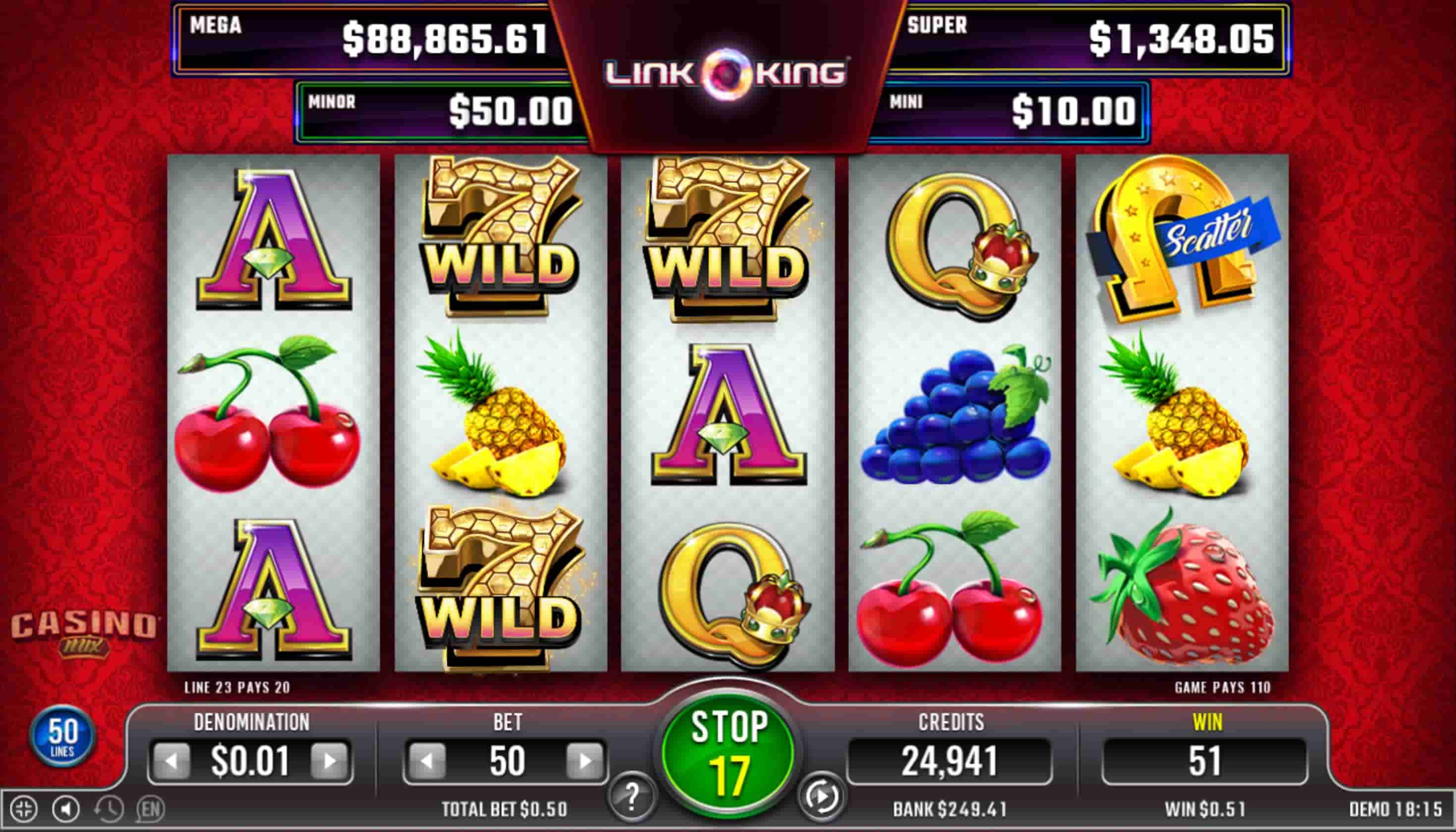 Link King Casino Mix Bonus
