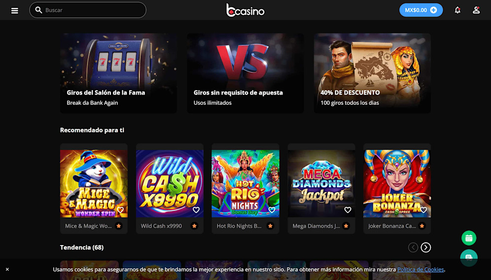 bcasino inicio