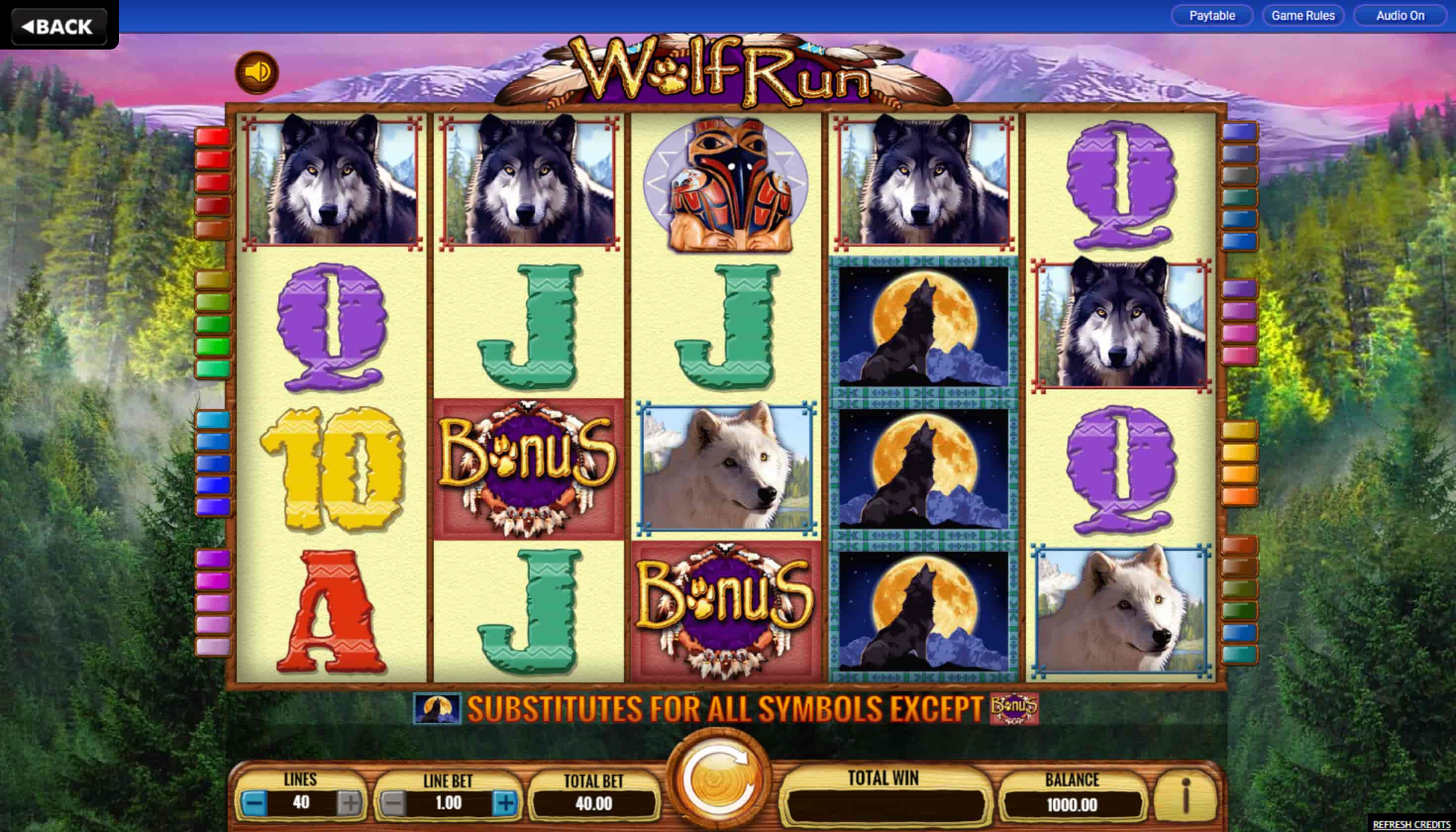 wolf run bonus