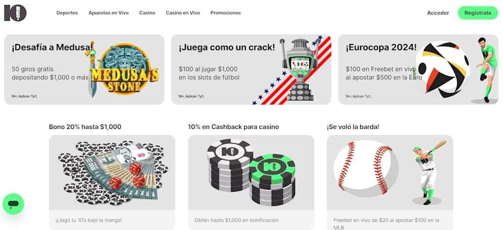 10bet Homepage