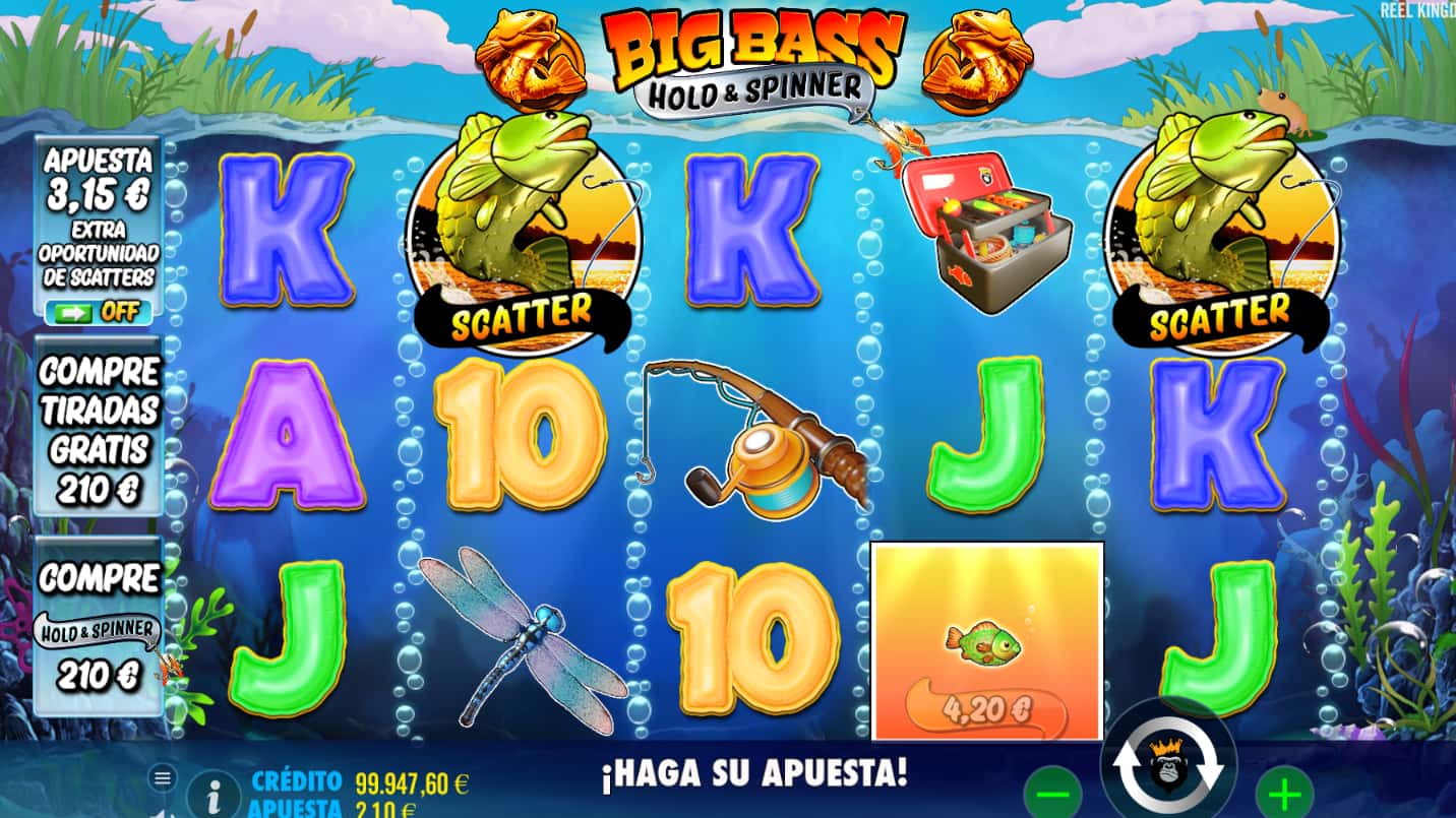 Big Bass Hold & Spinner Símbolos
