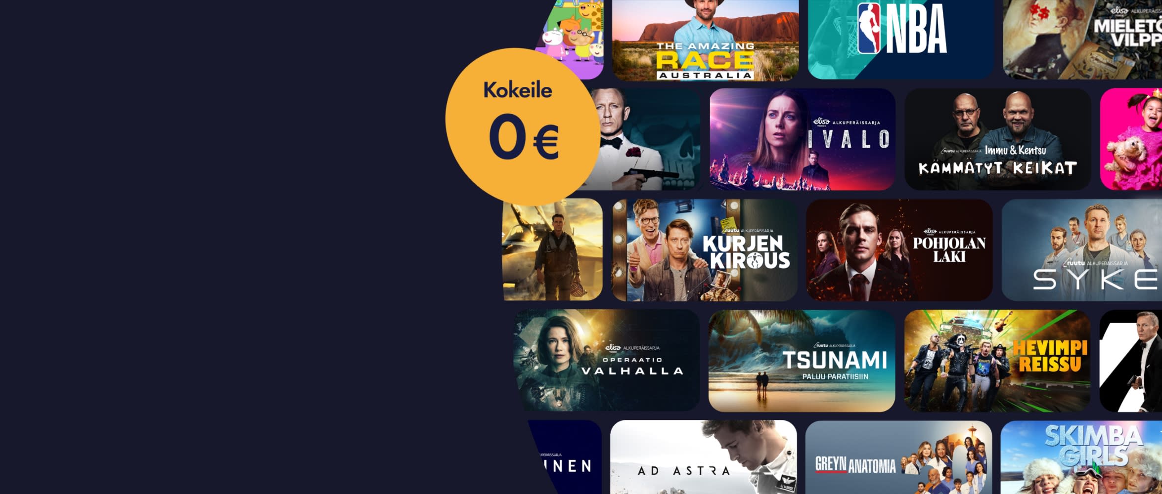 Parasta kotimaista draamaa ja viihdettä!