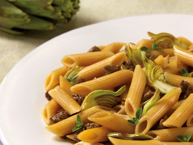 Wholemeal durum wheat pasta