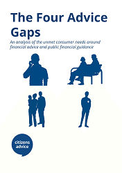 Report cover for The Four Advice Gaps