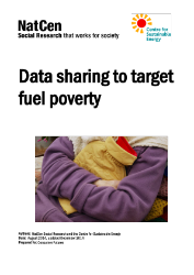 Data sharing to target fuel poverty