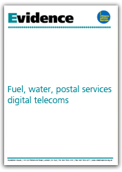 Fuel, water, postal services, digital and telecommunications evidence cover