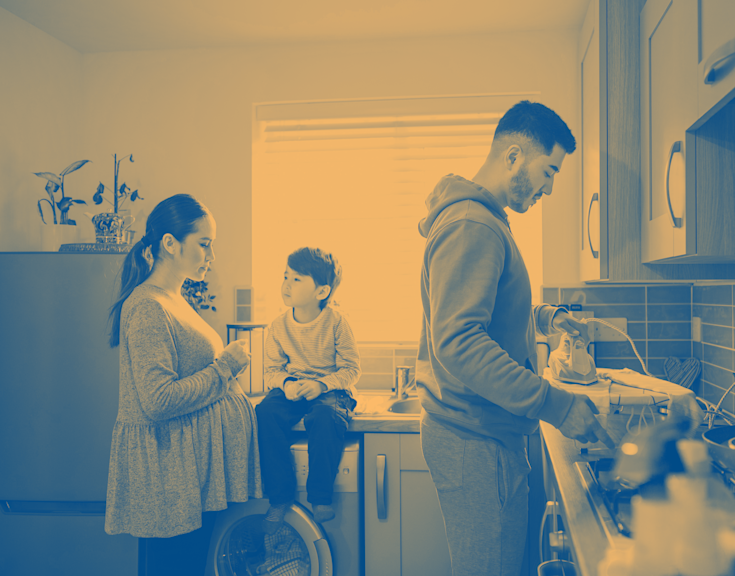 Heritage Yellow - neutral family in kitchen