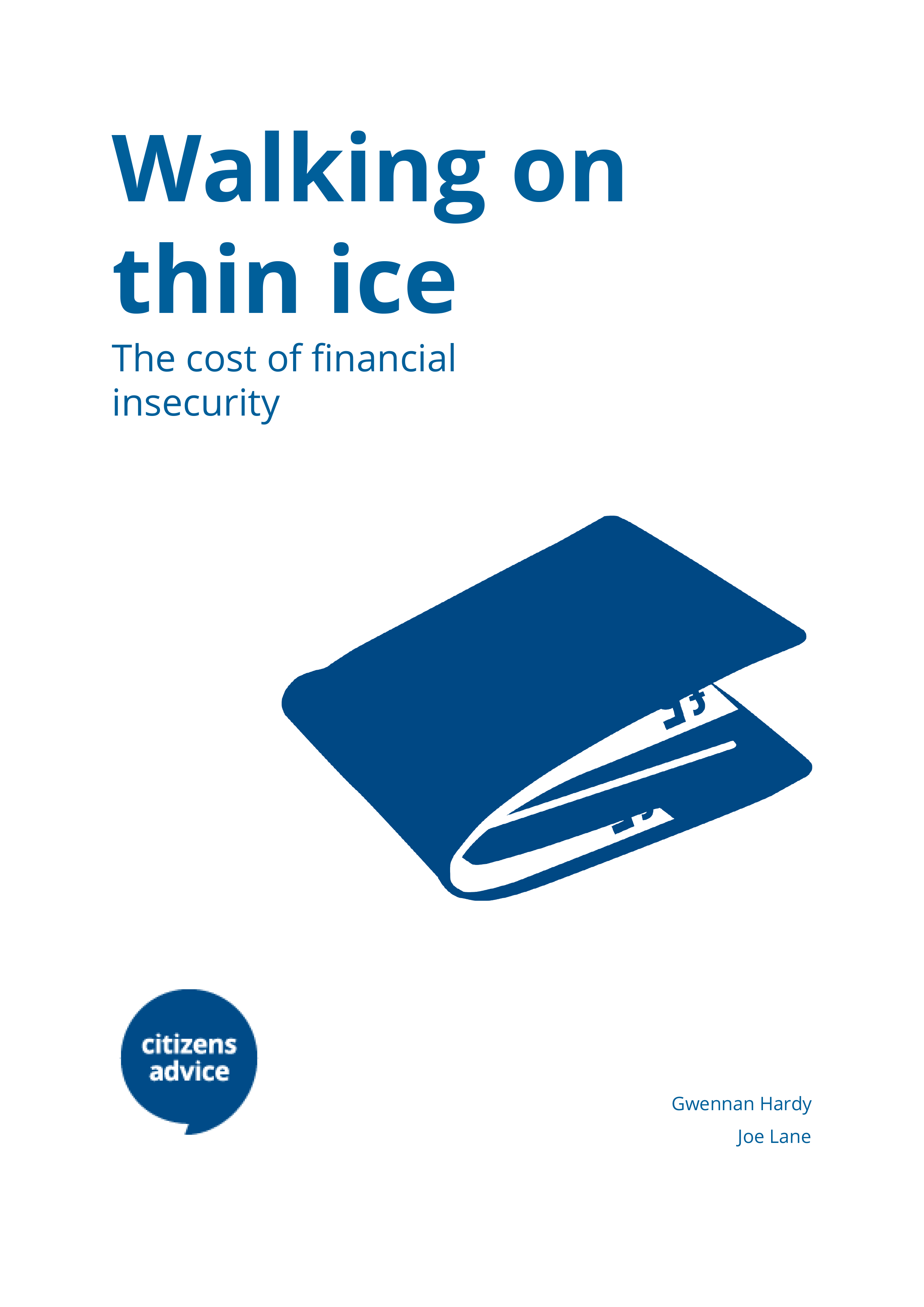 Walking on Thin Ice: The cost of financial insecurity
