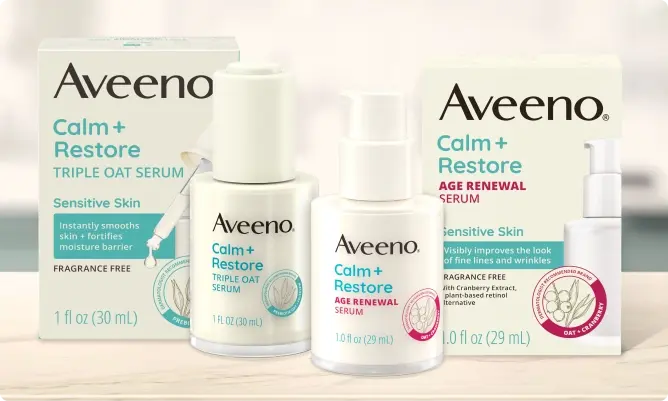 Aveeno® Facial Serums Category