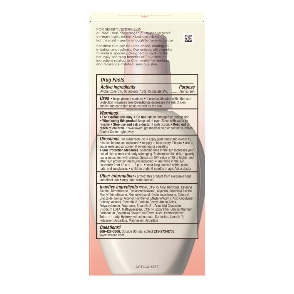 AVEENO ULTRA-CALMING® Daily Moisturizer Broad Spectrum SPF 15