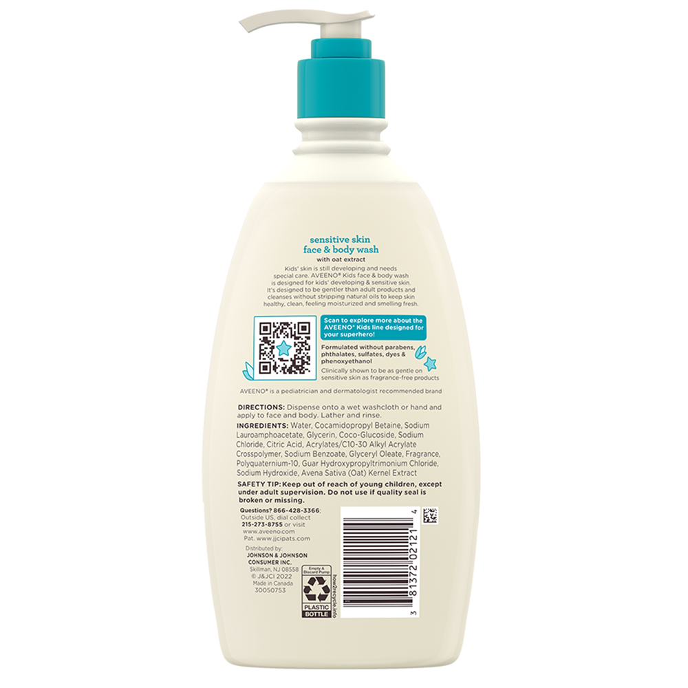 Kids Sensitive Skin Face & Body Wash image 2