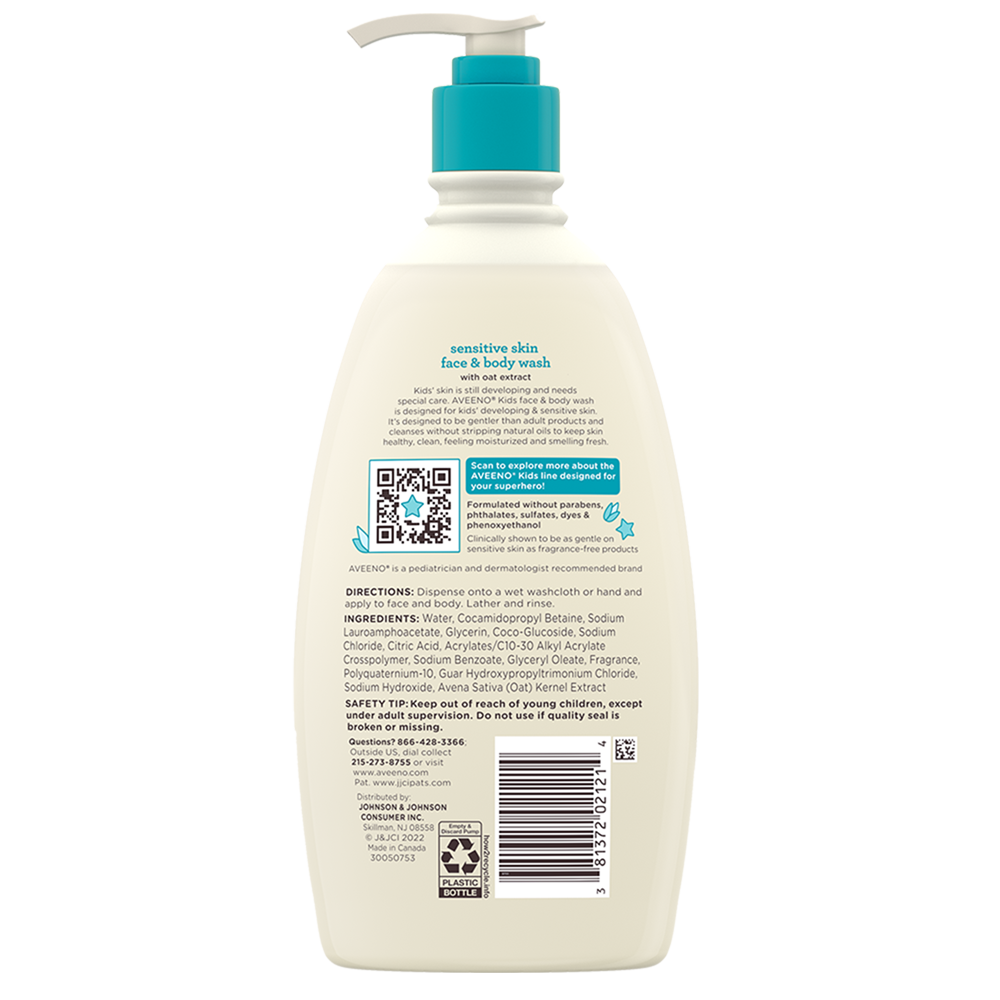Kids Sensitive Skin Face & Body Wash image 2