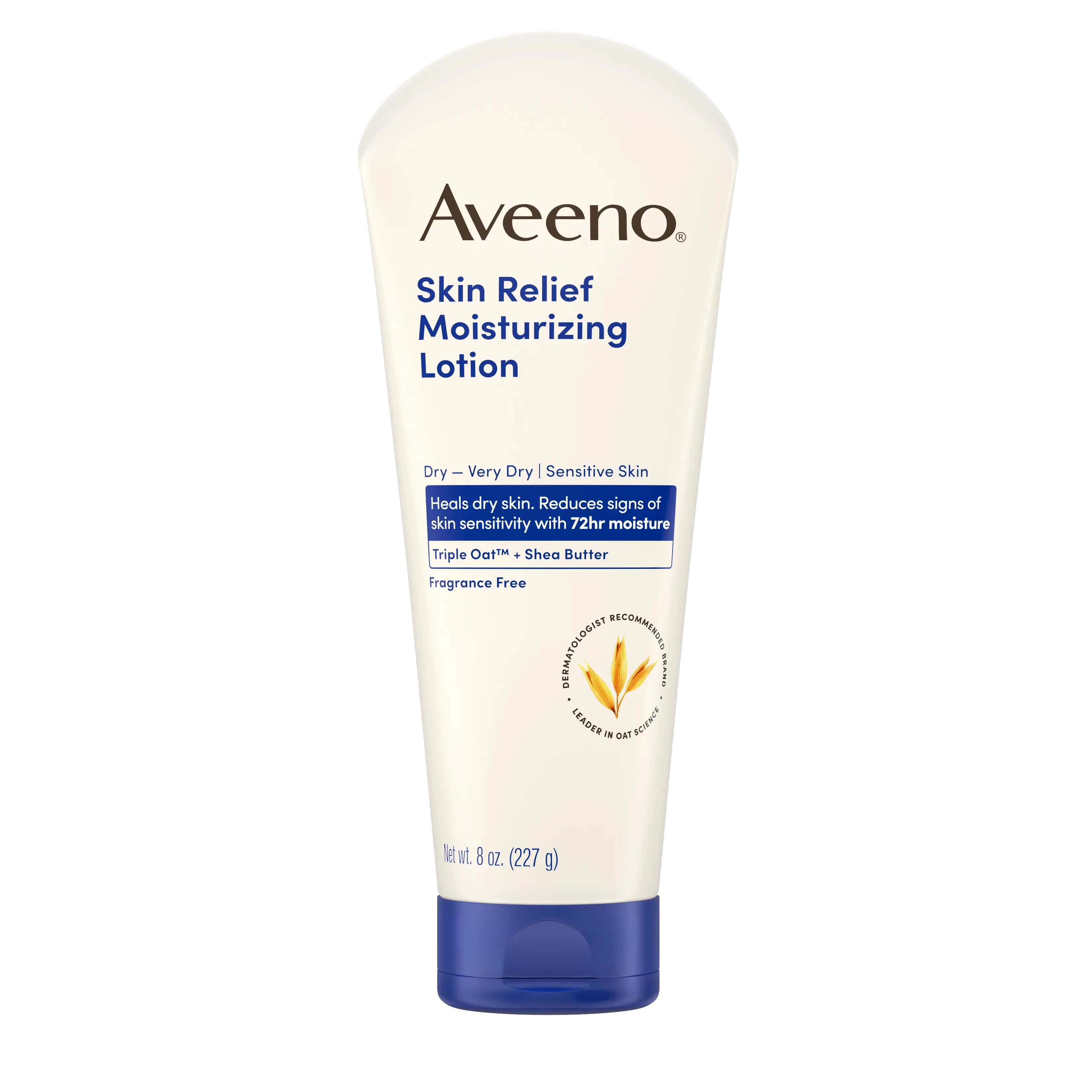 Front Pack shot of Skin Relief Moisturizing Lotion for Very Dry Skin 8oz