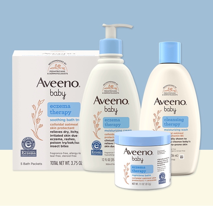 Aveeno<sup>®</sup> Baby Eczema Therapy Collection