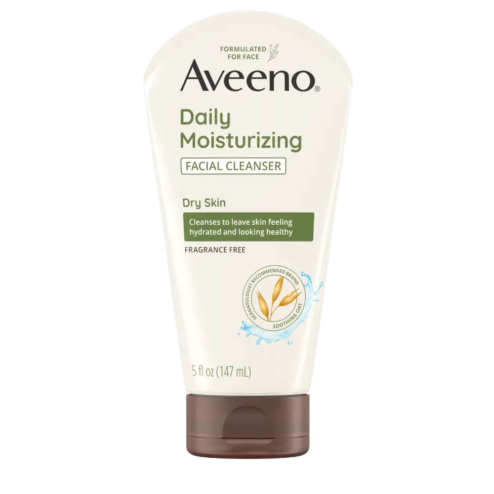Front Pack shot of Daily Moisturizing Facial Cleanser, Soothing Oat 5oz