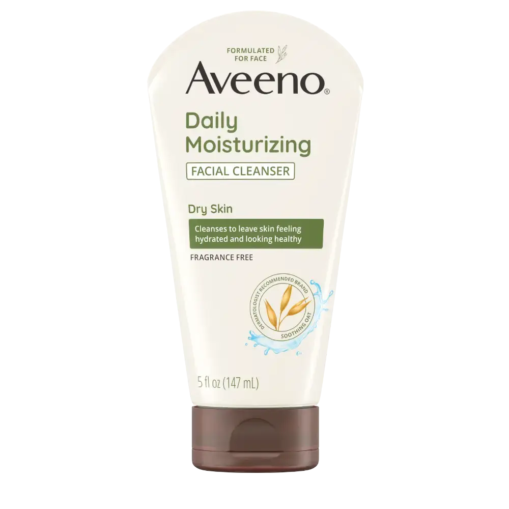 Front Pack shot of Daily Moisturizing Facial Cleanser, Soothing Oat 5oz