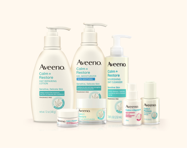 Aveeno<sup>®</sup> Calm + Restore Collection