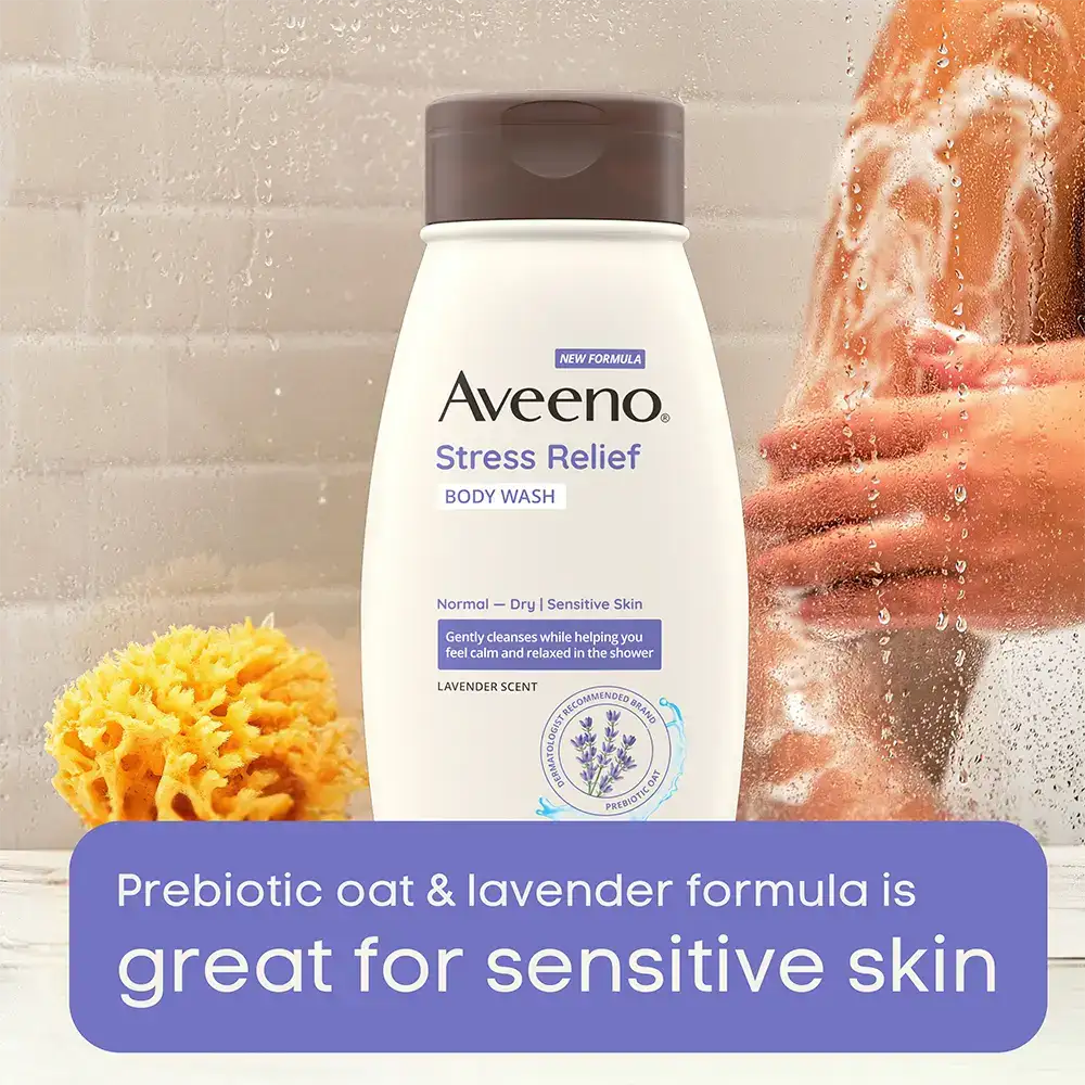 Prebiotic oat & lavender formula is great for sensitive skin