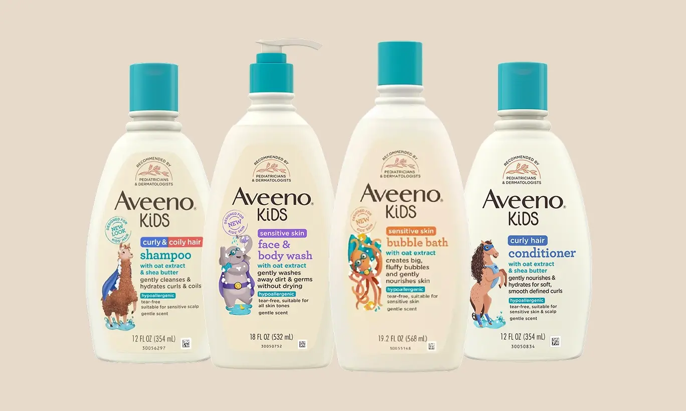 Aveeno® Shop by category - Image card for Kids product line
