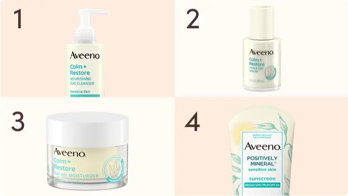 aveeno products routine