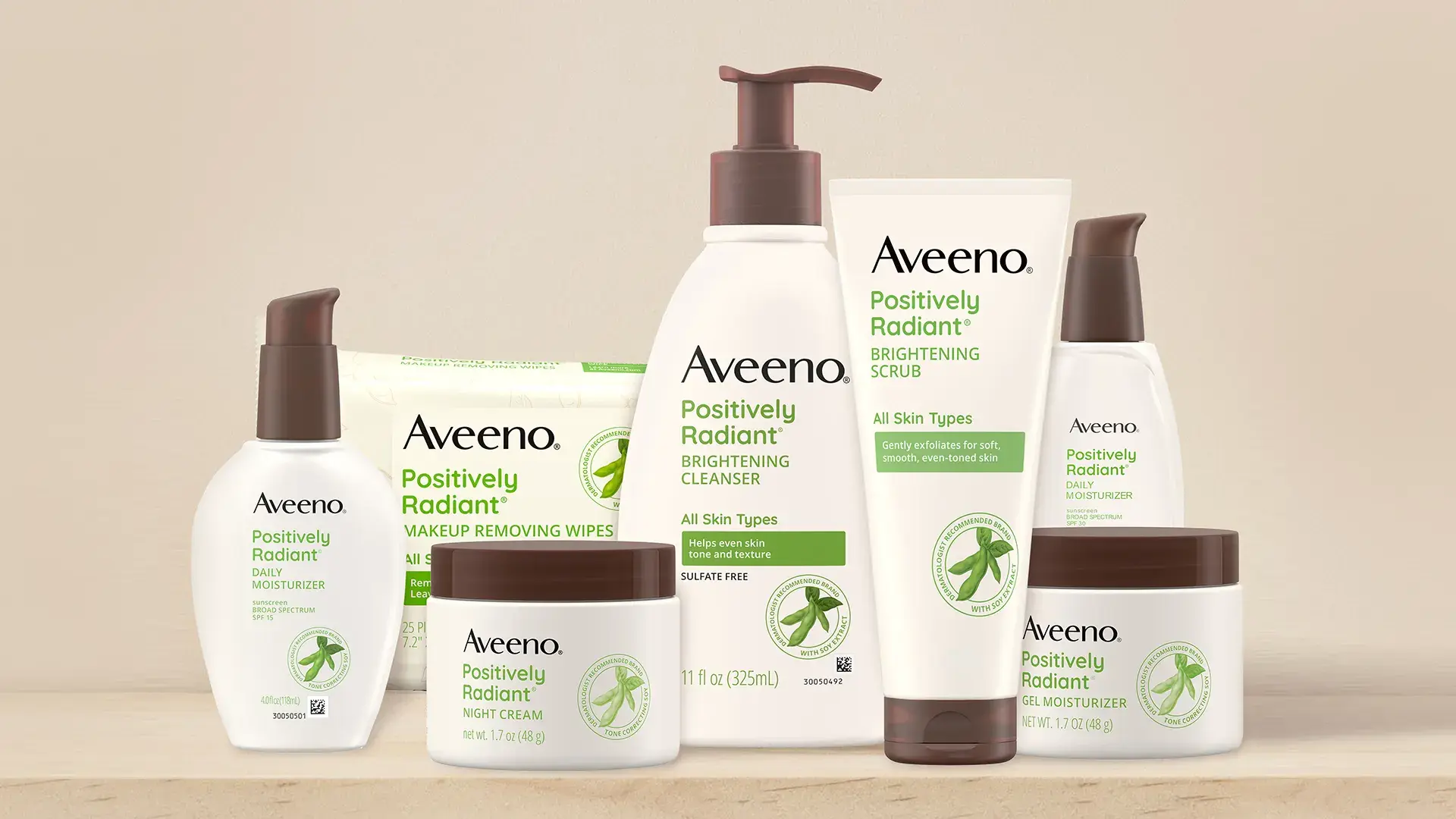 Positively Radiant Exfoliate and protect to reveal brighter, glowing skin