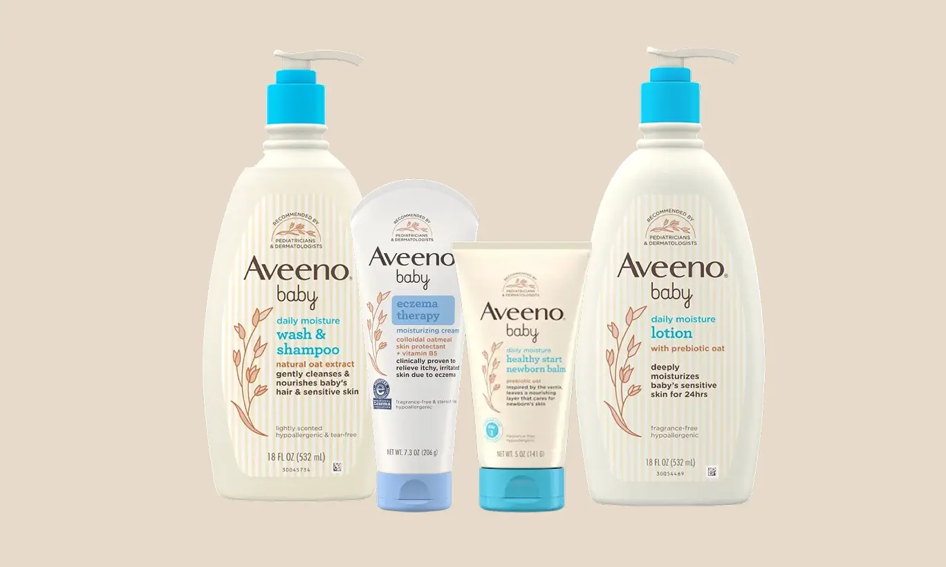 Aveeno® Shop by category - Image card for Baby product line
