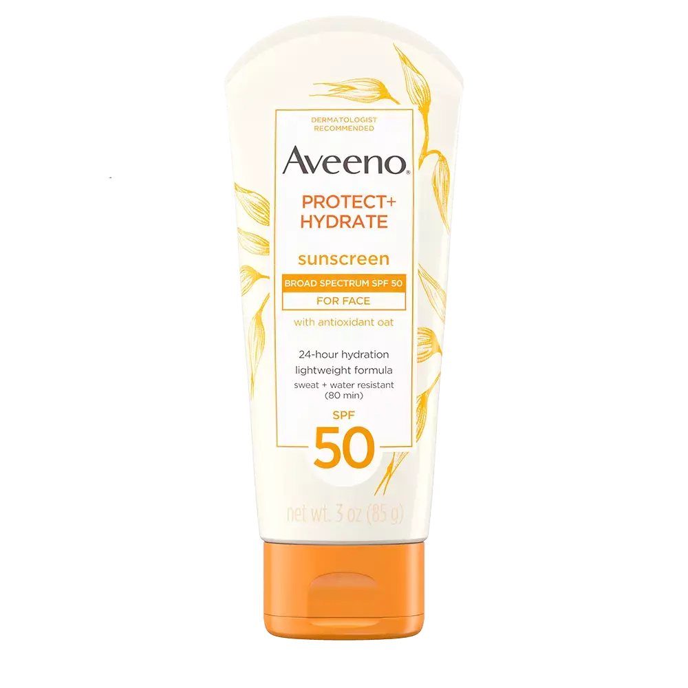 AVEENO PROTECT + HYDRATE® Lotion Sunscreen with Broad Spectrum SPF 50 For Face