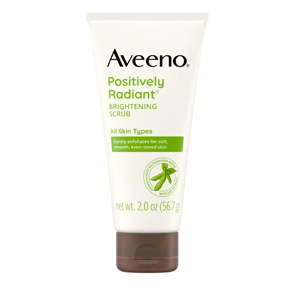 Front pack shot of Positively Radiant® Brightening & Exfoliating Scrub 2oz