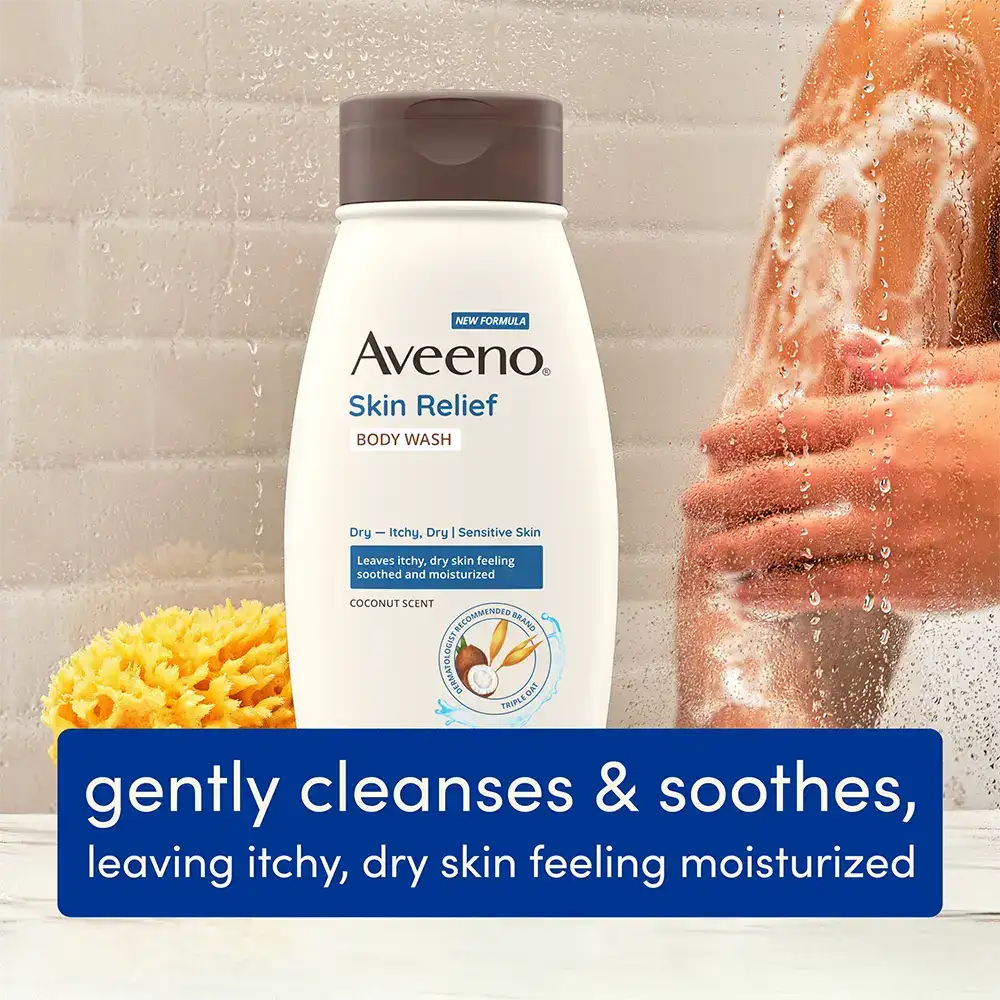 Gently cleanses & soothes, leaving itchy, dry skin feeling moisturized