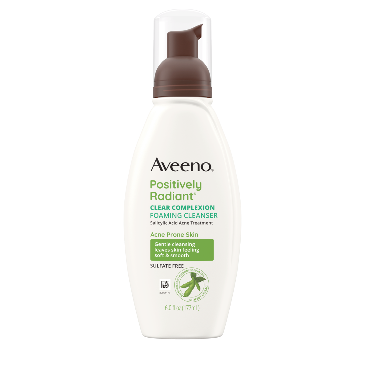 Aveeno Clear Complexion Foaming Facial Cleanser Oil-Free Front