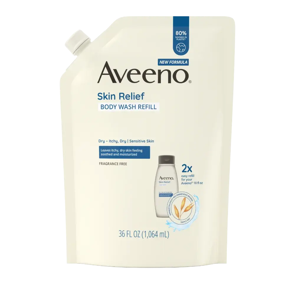 Skin Relief Fragrance-Free Body Wash for Sensitive, Itchy, Dry Skin