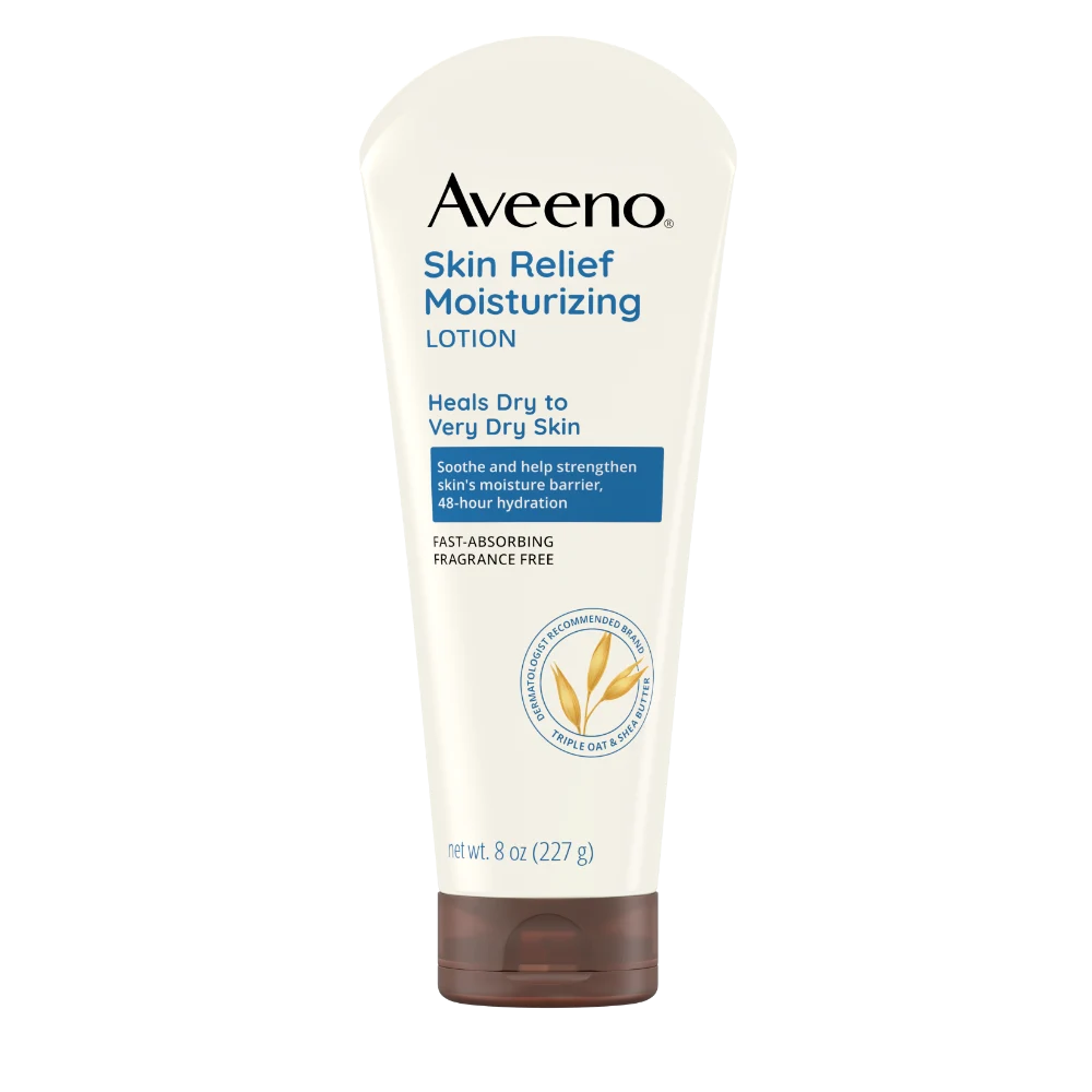 Front Pack shot of Skin Relief Moisturizing Lotion for Very Dry Skin 8oz