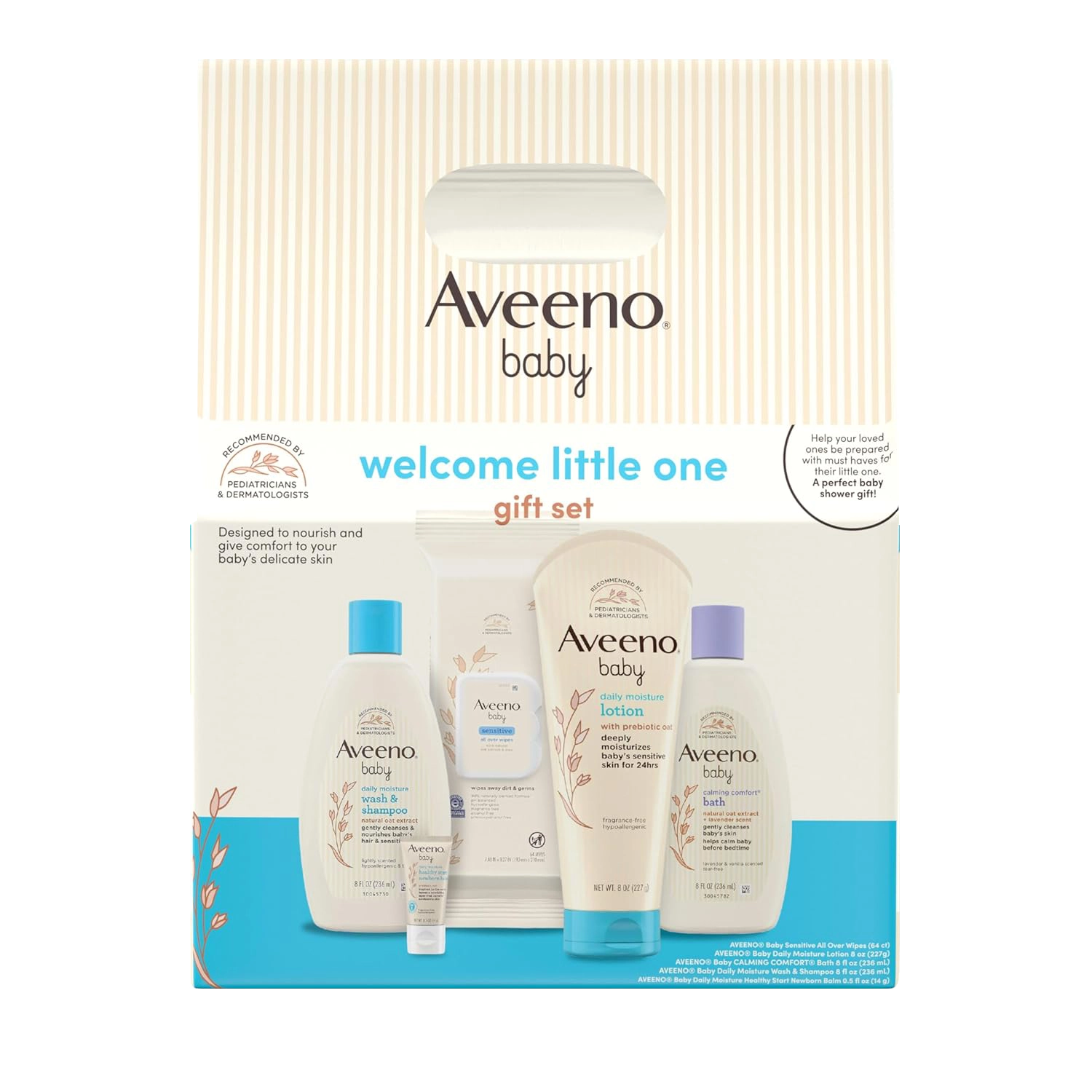 Welcome Little One Gift Basket Aveeno Baby