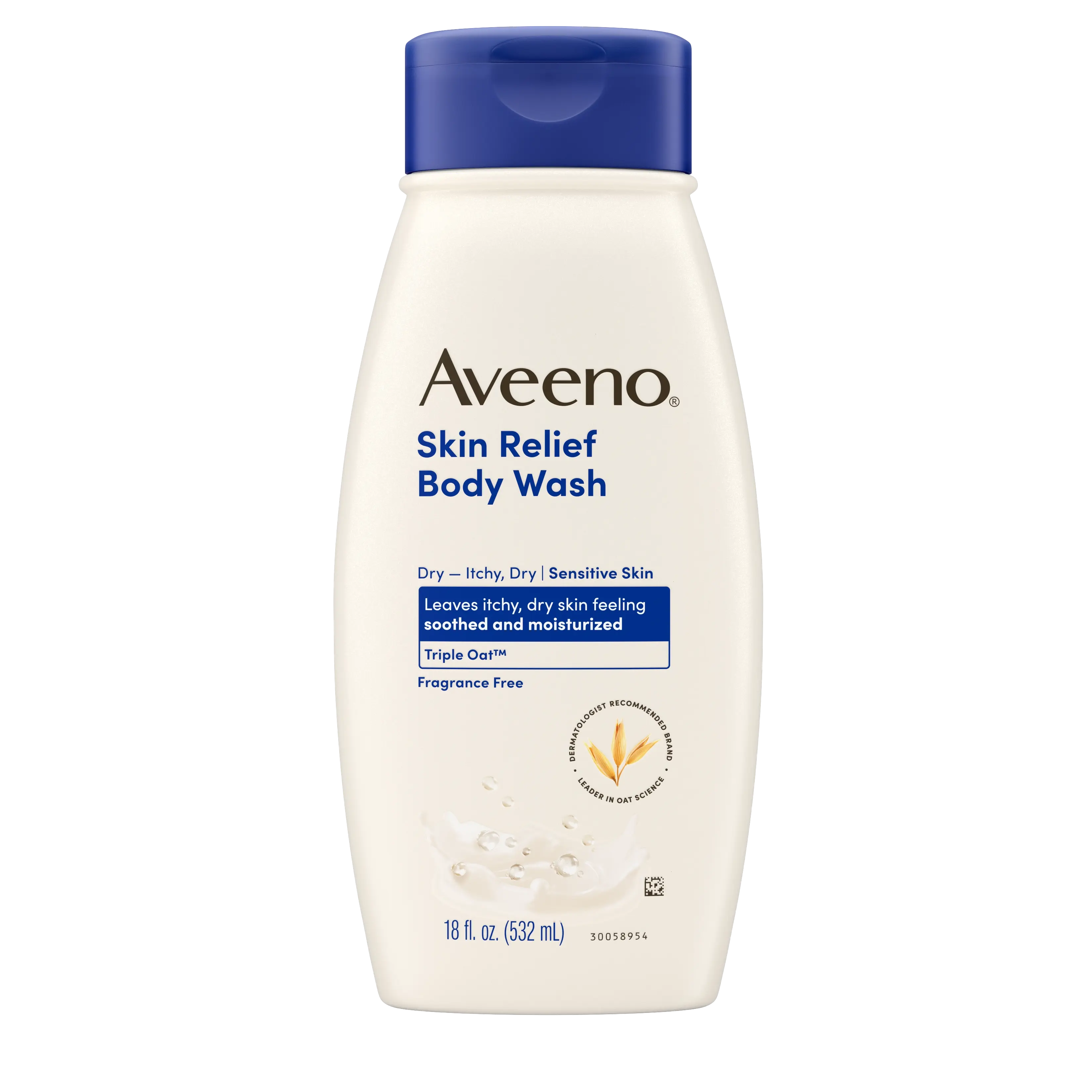 Skin Relief Fragrance-Free Body Wash for Sensitive, Itchy, Dry Skin