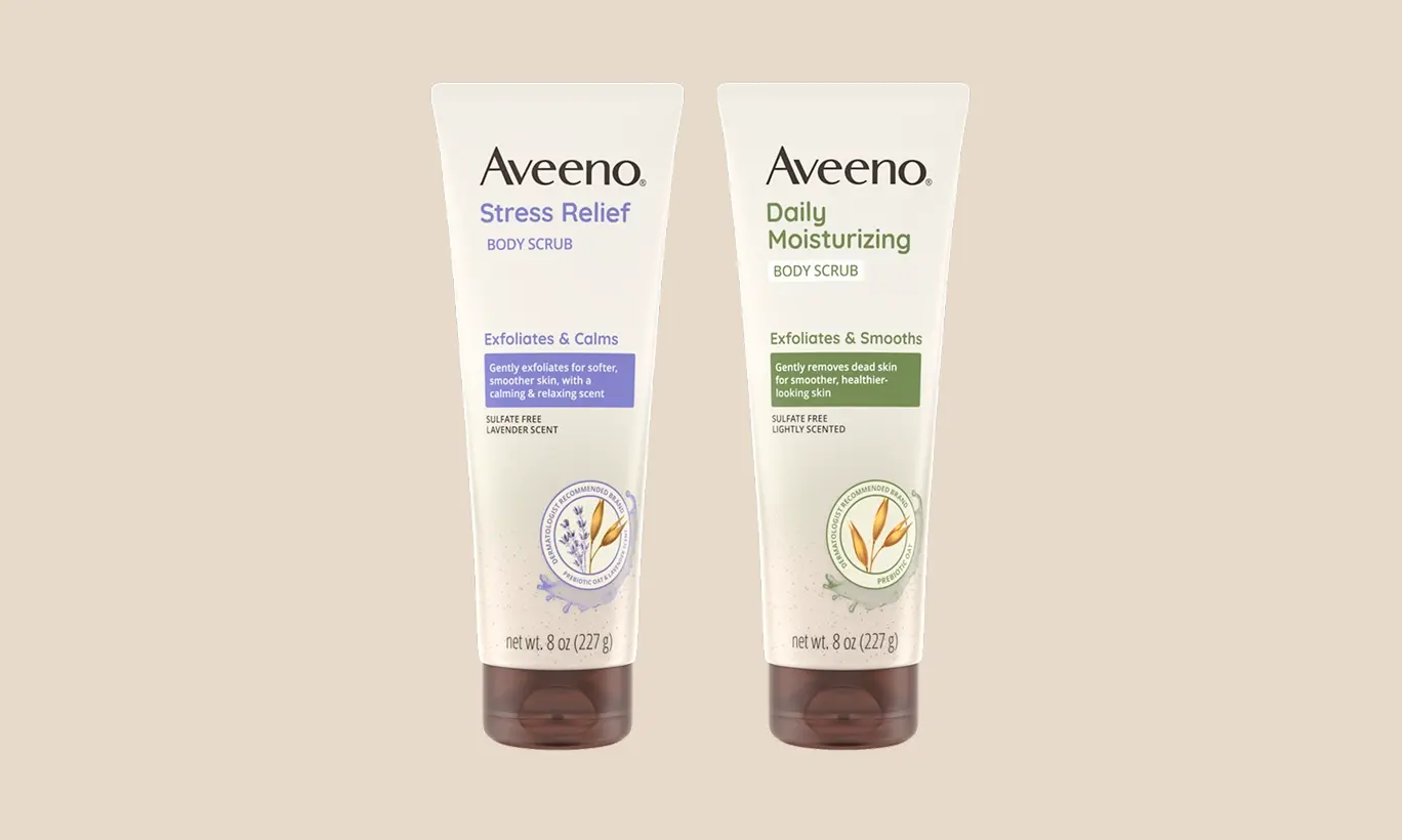 Aveeno® Shop by category - Image card for Body Scrub product line