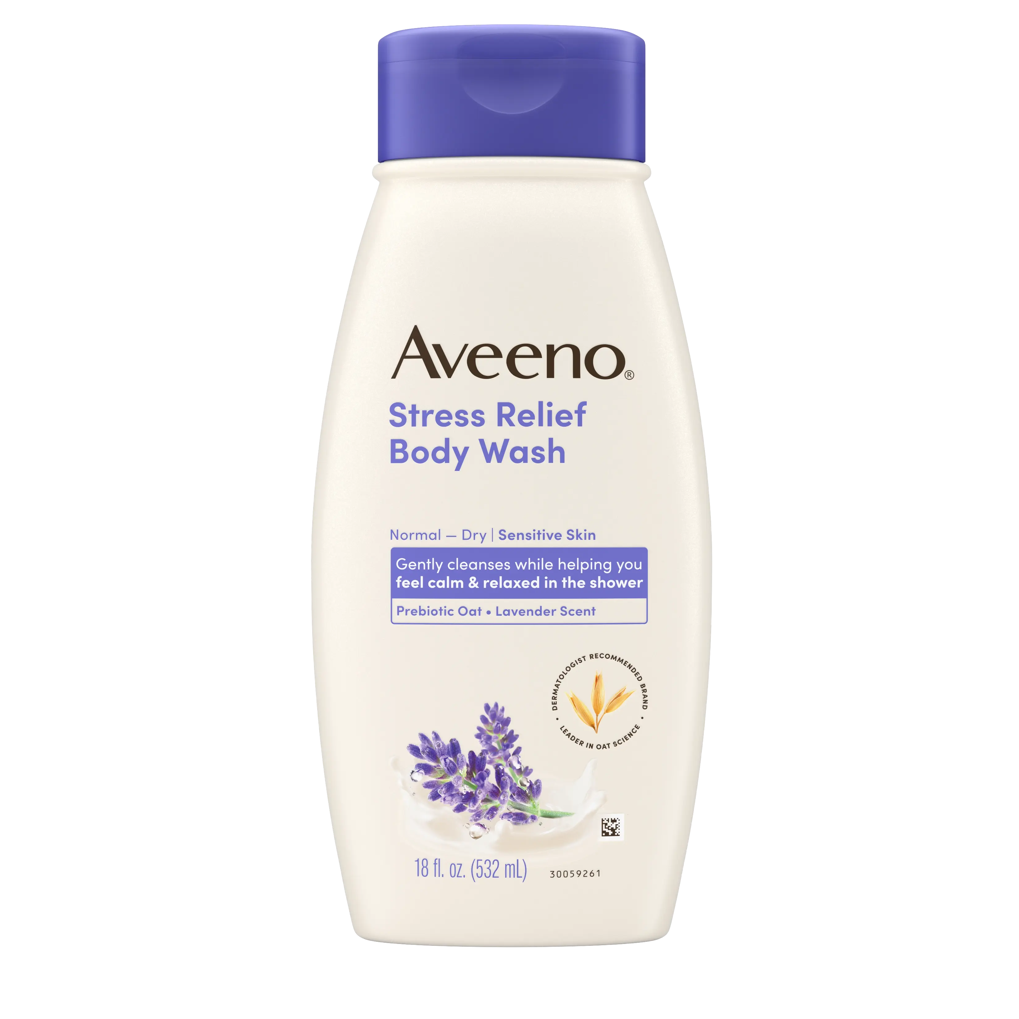  Stress Relief Oat Body Wash, Lavender Scent