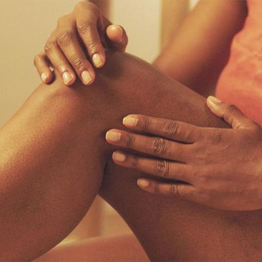 Skin Tone and Texture of Woman's Leg