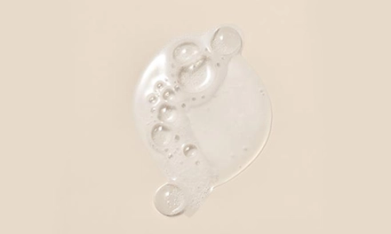 Aveeno image featuring the Gel texture for body wash products