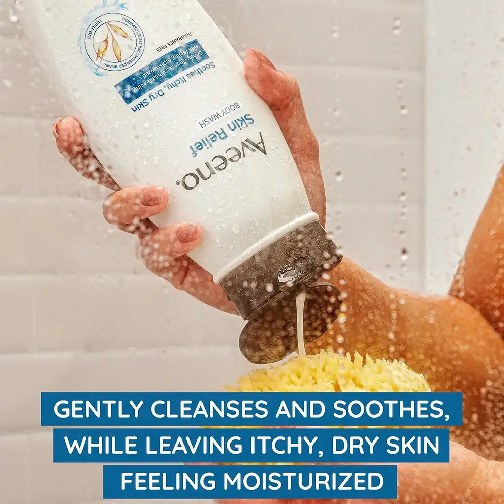 Gently cleanses and soothes, while leaving itchy, dry skin feeling moisturized