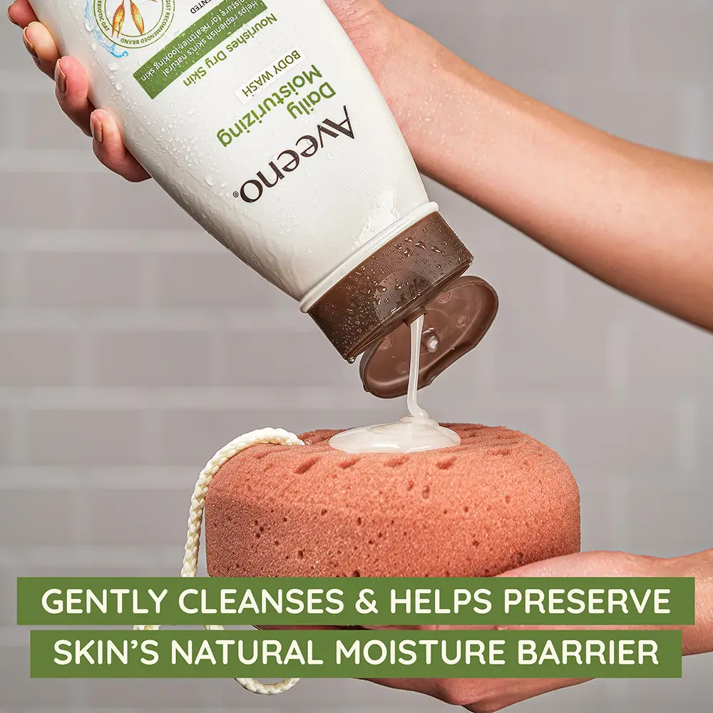 Gently cleanses & helps preserve skin's natural moisture barrier