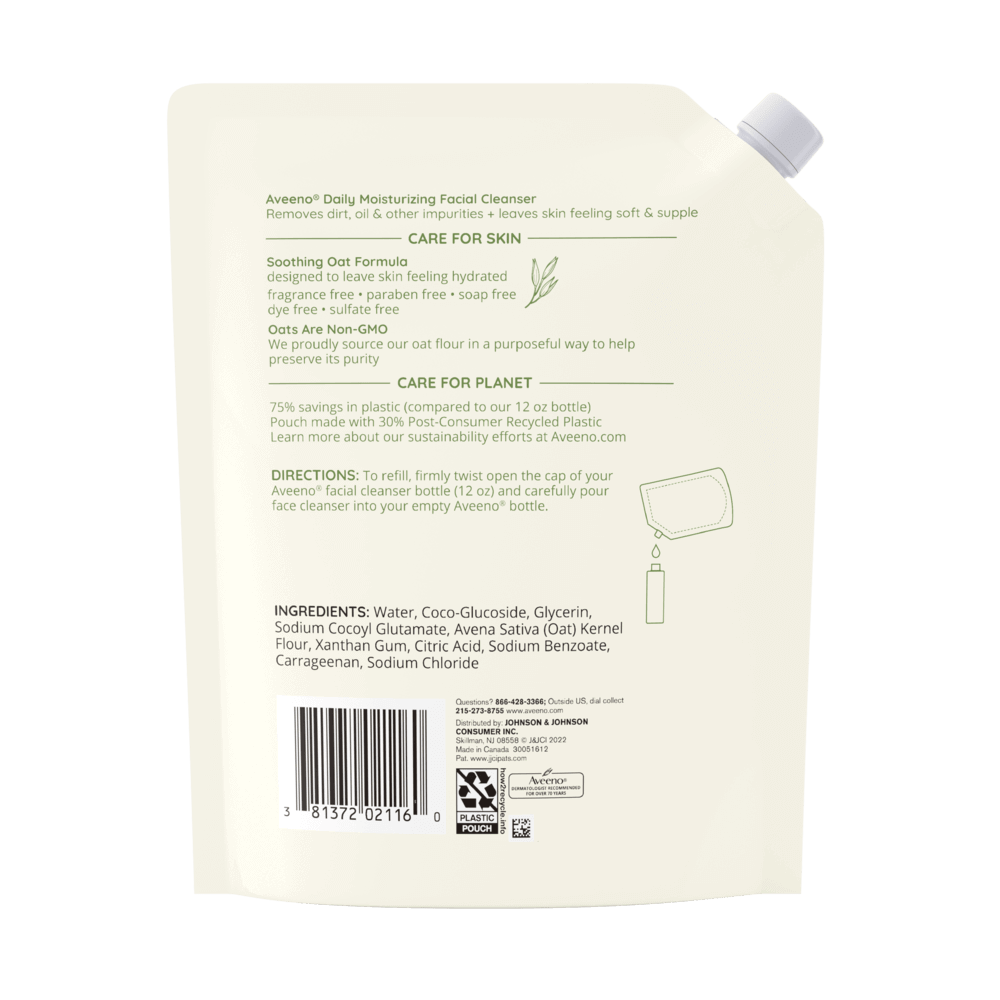 Daily Moisturizing Facial Cleanser Refill for Dry Skin