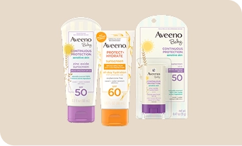 Aveeno Sunscreen products