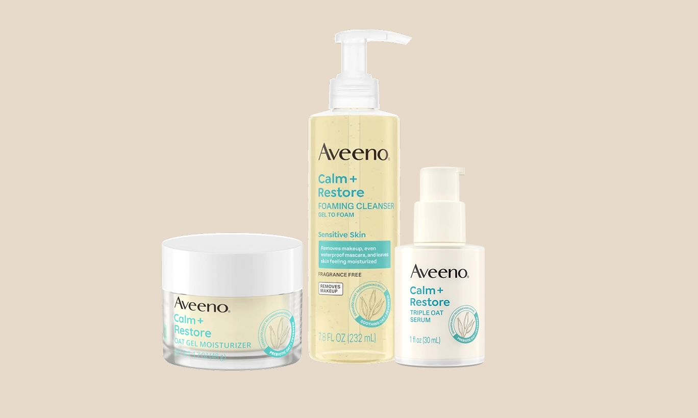 Aveeno Calm and Restore products