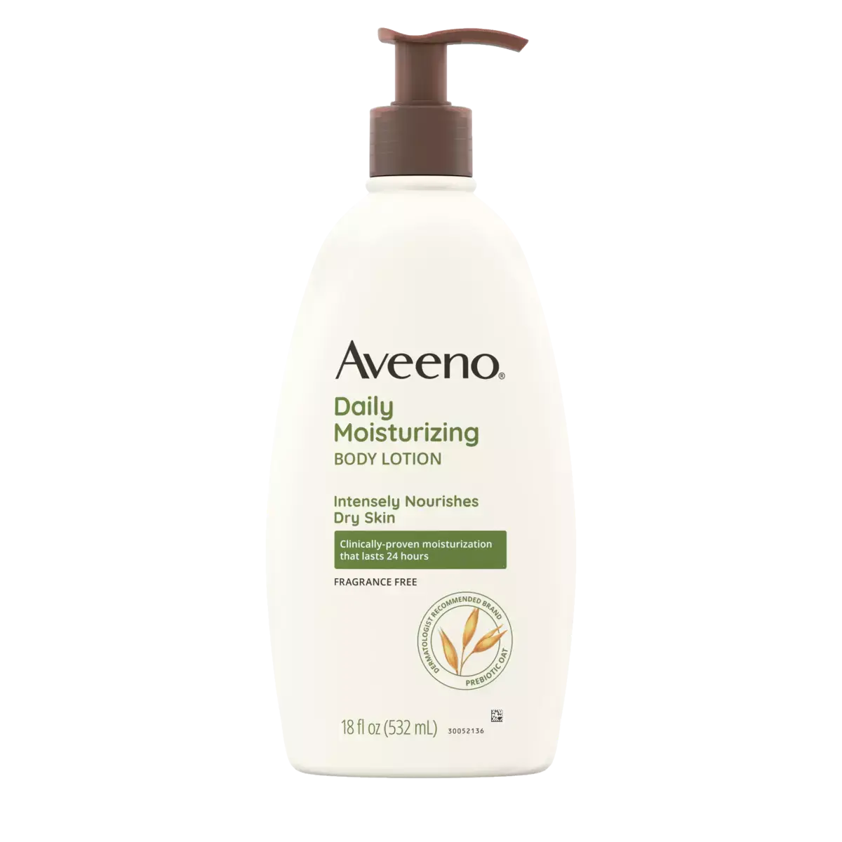 Aveeno Daily Moisturizing Body Lotion with Soothing Oat 18oz Front